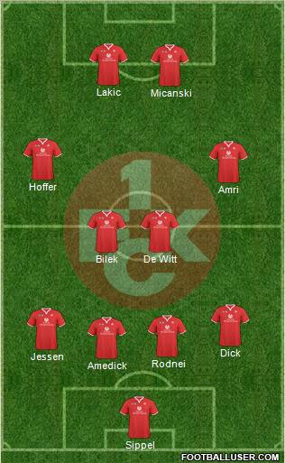 1.FC Kaiserslautern Formation 2010