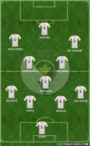 Sporting Lokeren OVl Formation 2010