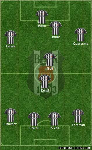 Besiktas JK Formation 2010