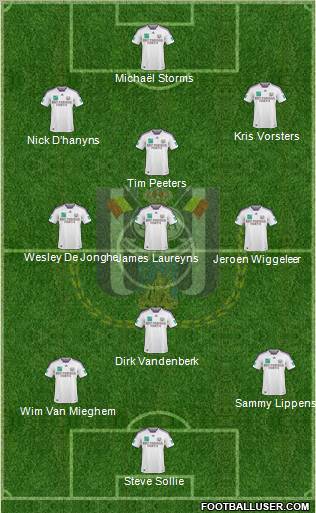 RSC Anderlecht football formation