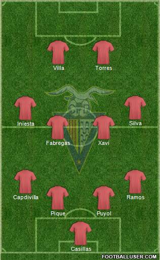C.F. Badalona Formation 2010
