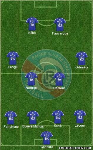 Racing Club de Strasbourg-Football Formation 2010