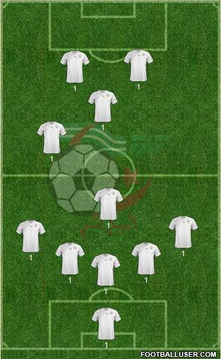 Algeria football formation