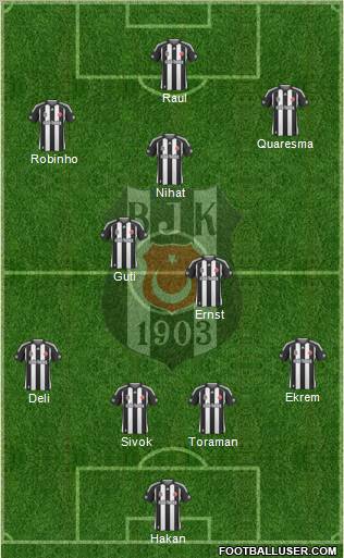 Besiktas JK Formation 2010