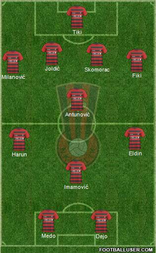 NK Celik Zenica Formation 2010