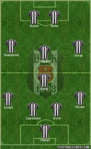 Besiktas JK Formation 2010