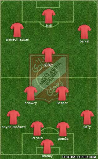 Al-Ahly Sporting Club Formation 2010