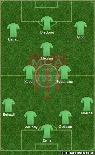 Mouloudia Club d'Alger football formation