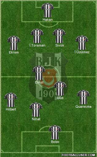 Besiktas JK Formation 2010