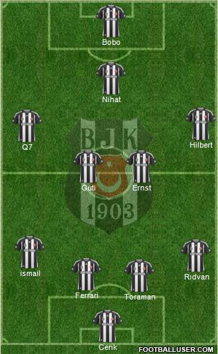 Besiktas JK Formation 2010