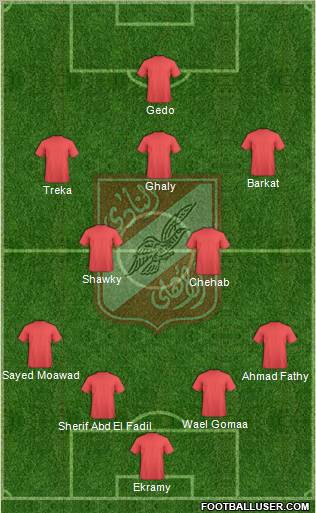 Al-Ahly Sporting Club Formation 2010
