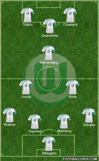 VfL Wolfsburg football formation