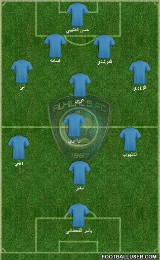 Al-Hilal (KSA) Formation 2010