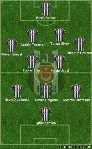 Besiktas JK Formation 2010