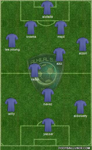 Al-Hilal (KSA) Formation 2010