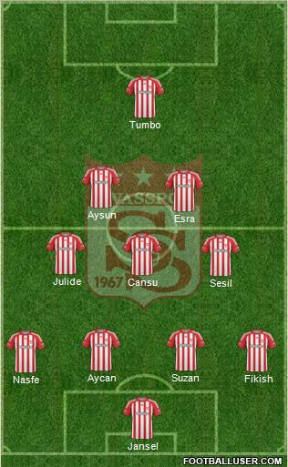 Sivasspor Formation 2010