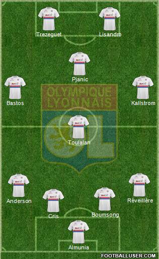 Olympique Lyonnais Formation 2010