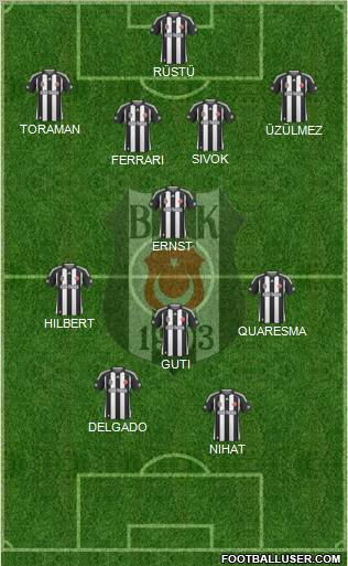 Besiktas JK Formation 2010