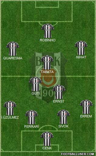 Besiktas JK Formation 2010