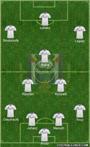 RSC Anderlecht football formation