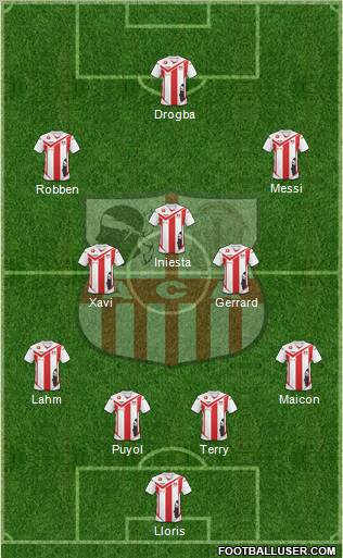 Athletic Club Ajaccien Football Formation 2010
