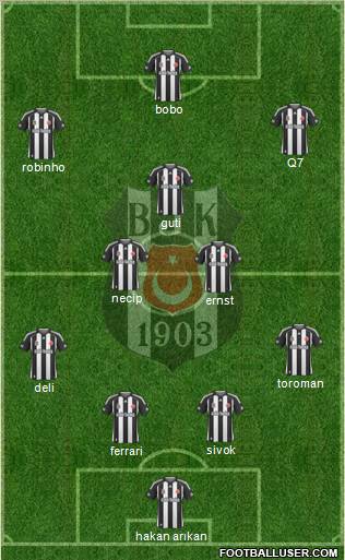 Besiktas JK Formation 2010
