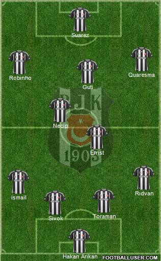 Besiktas JK Formation 2010