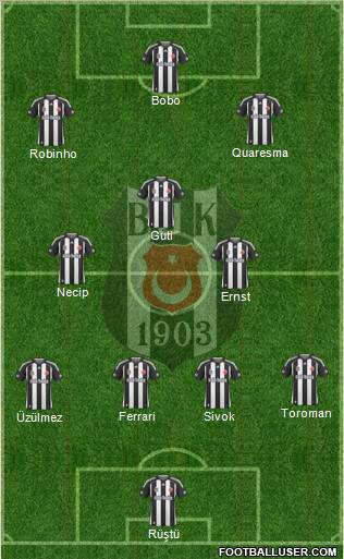 Besiktas JK Formation 2010