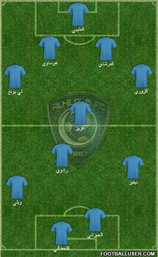 Al-Hilal (KSA) Formation 2010