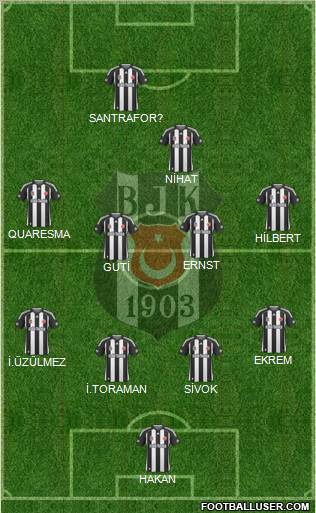 Besiktas JK Formation 2010