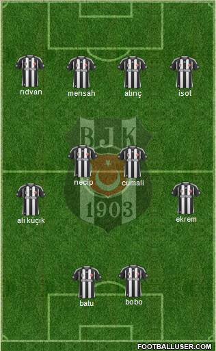 Besiktas JK Formation 2010
