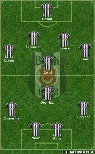 Besiktas JK Formation 2010