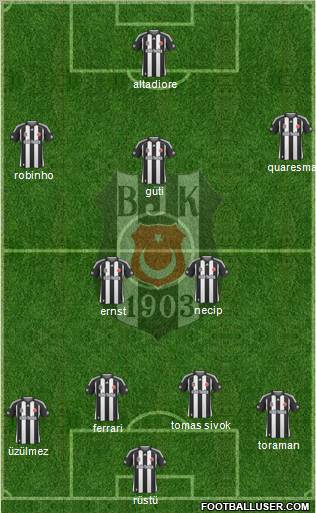 Besiktas JK Formation 2010