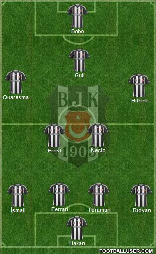 Besiktas JK Formation 2010
