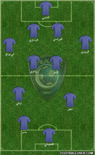 Al-Hilal (KSA) Formation 2010