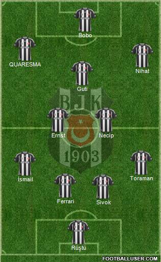 Besiktas JK Formation 2010