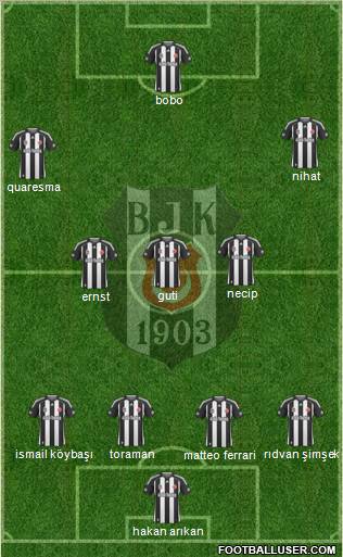 Besiktas JK Formation 2010