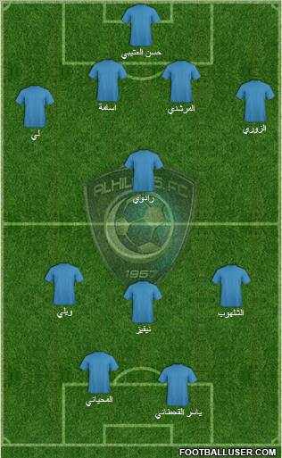 Al-Hilal (KSA) Formation 2010