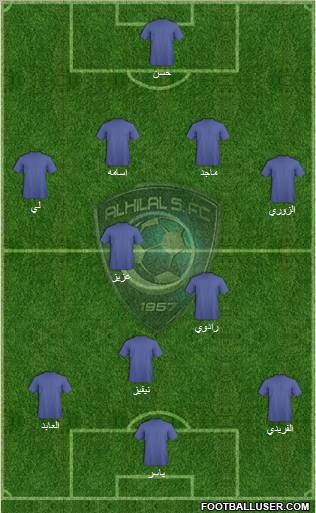 Al-Hilal (KSA) Formation 2010