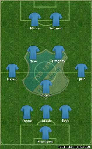 TSG 1899 Hoffenheim Formation 2010