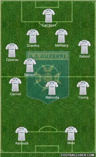 A.J. Auxerre Formation 2010