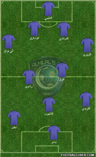 Al-Hilal (KSA) Formation 2010