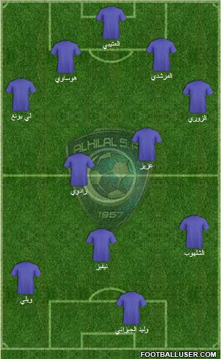 Al-Hilal (KSA) Formation 2010