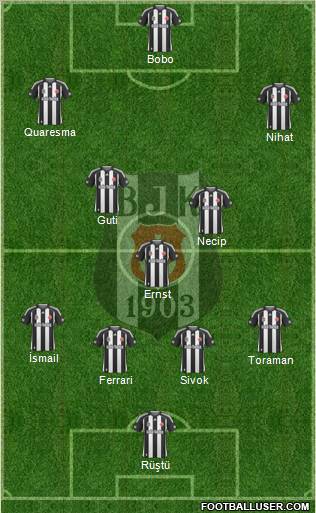 Besiktas JK Formation 2010