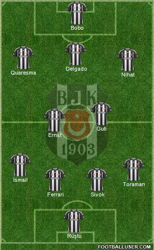 Besiktas JK Formation 2010