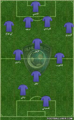 Al-Hilal (KSA) Formation 2010