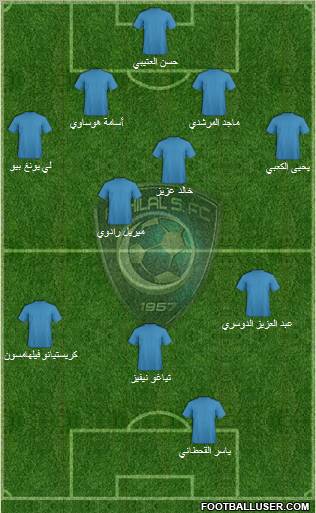 Al-Hilal (KSA) Formation 2010