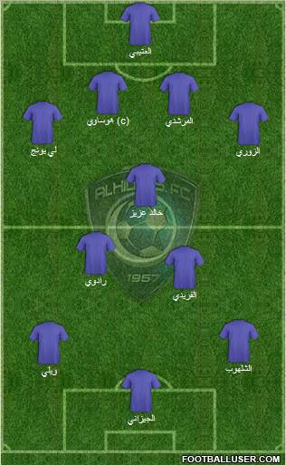 Al-Hilal (KSA) Formation 2010
