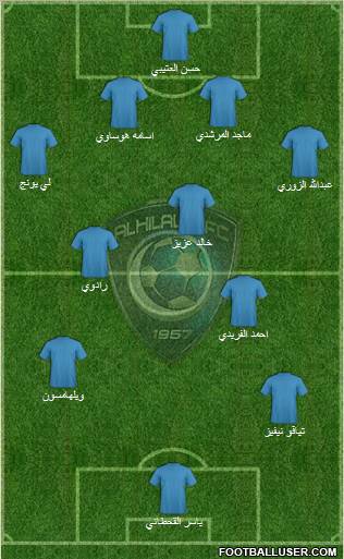 Al-Hilal (KSA) Formation 2010