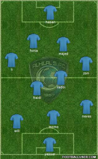 Al-Hilal (KSA) Formation 2010